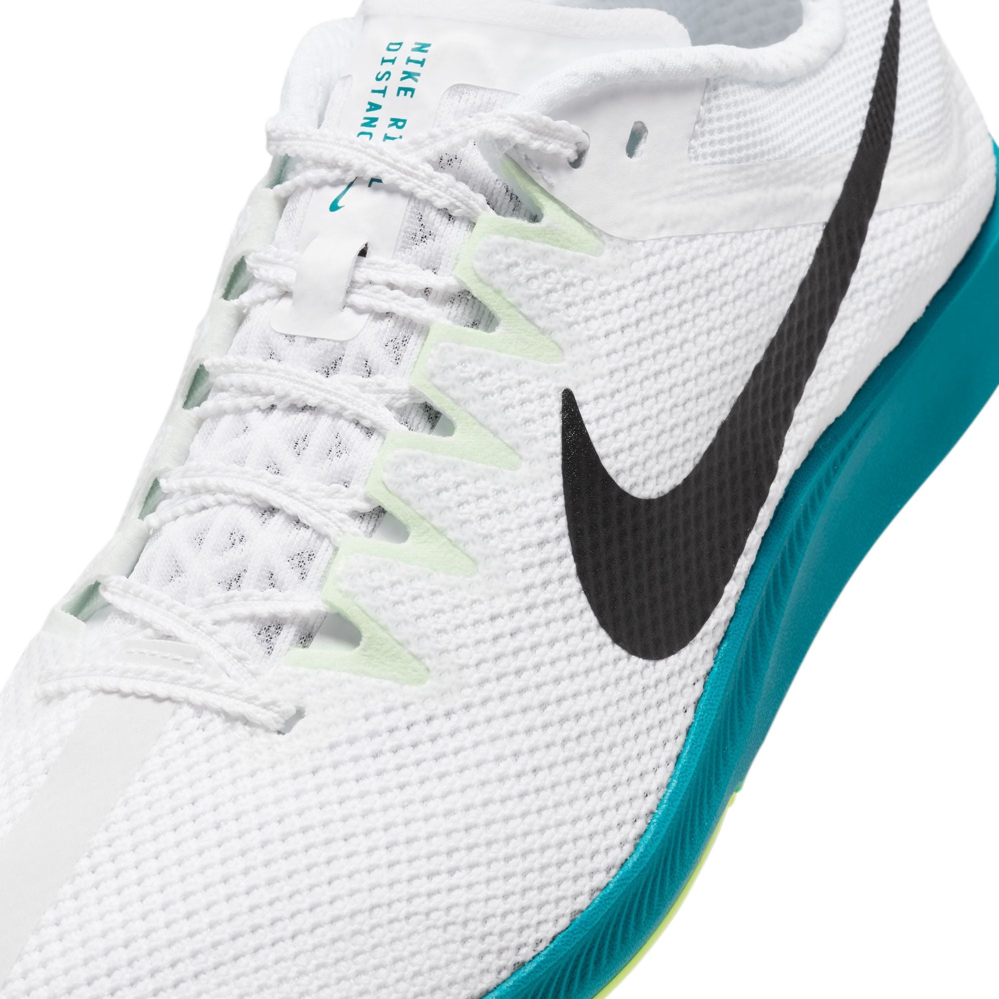 Nike Unisex Zoom Rival Distance (102 - White/Black-Bright Spruce-Vapor Green)