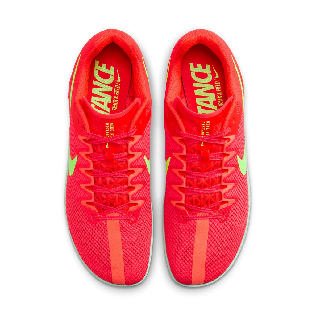 Nike Unisex Zoom Rival Distance (600 - Bright Crimson/Washed Coral-Barely Volt)