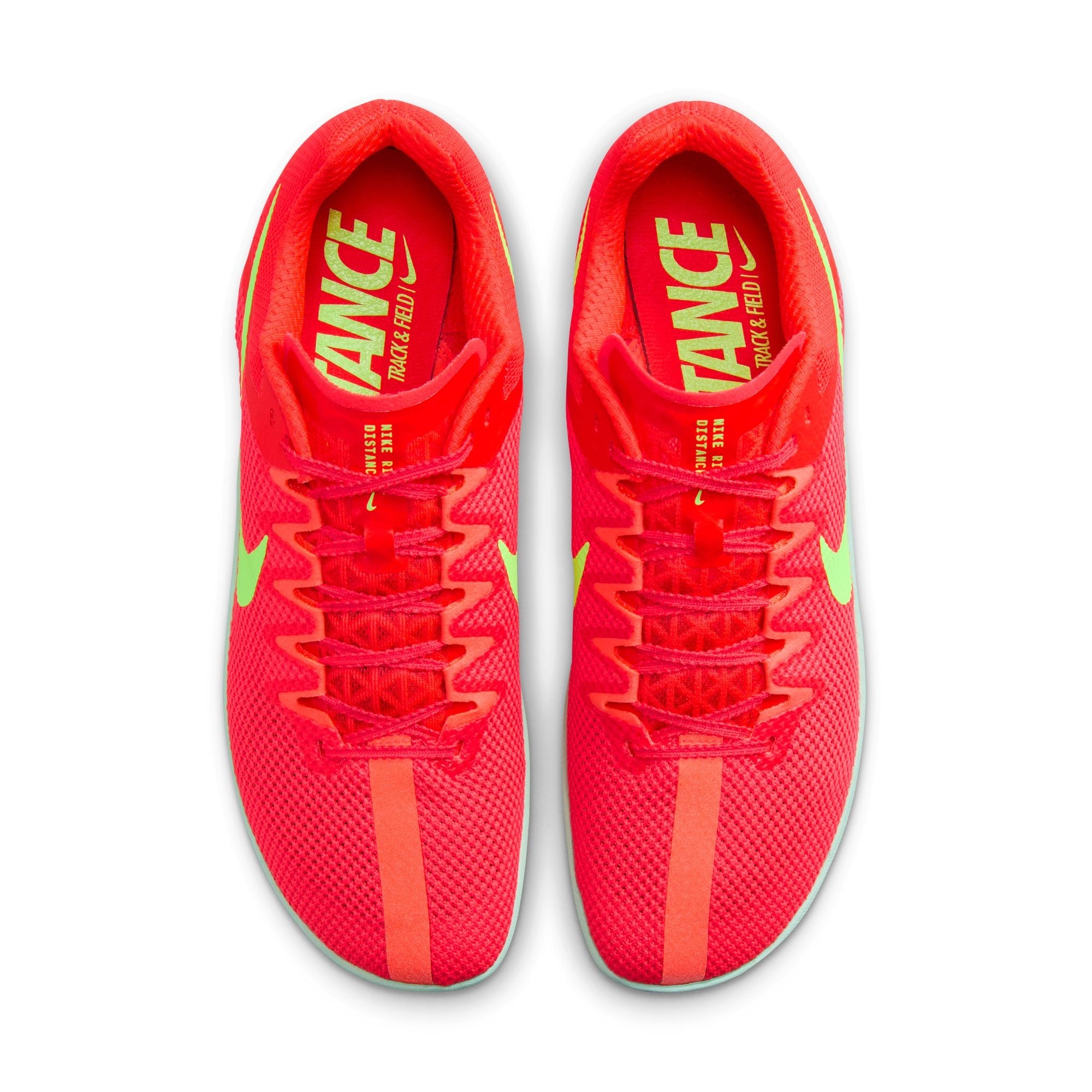 Nike Unisex Zoom Rival Distance (600 - Bright Crimson/Washed Coral-Barely Volt)