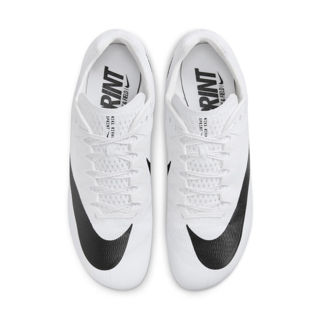 Nike Unisex Zoom Rival Sprint (100 - White/Black-Metallic Silver)