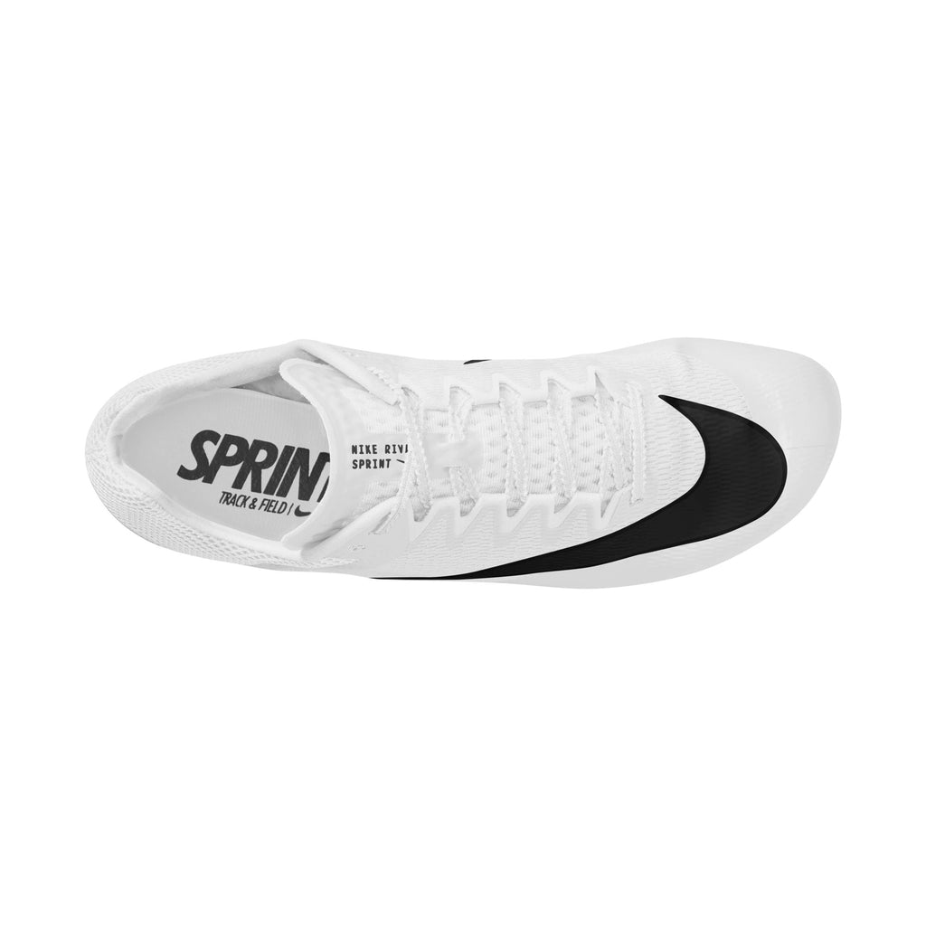 Nike Unisex Zoom Rival Sprint (100 - White/Black-Metallic Silver)