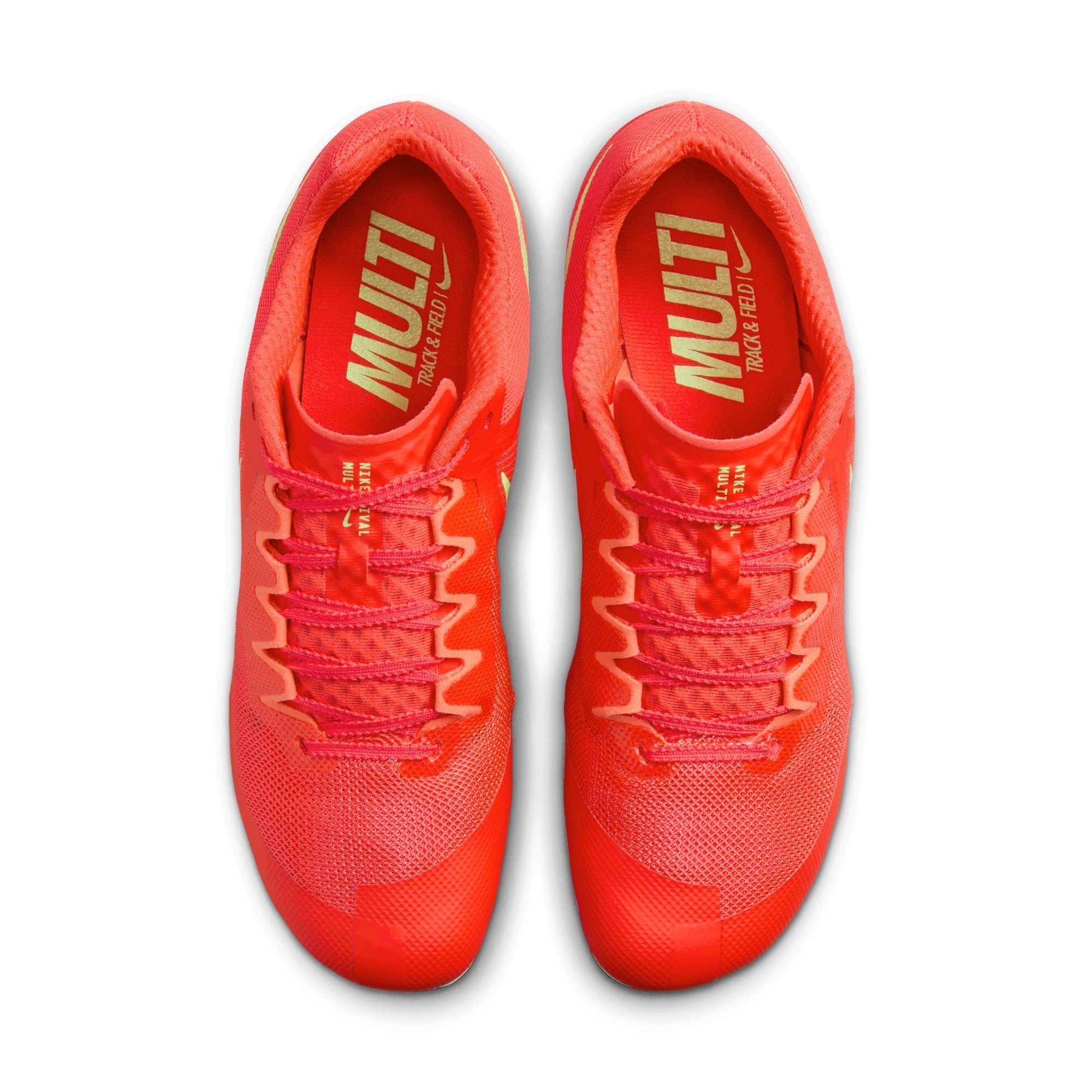 Nike Unisex Zoom Rival Multi-Event (600 - Bright Crimson/Washed Coral-Lime Blast)
