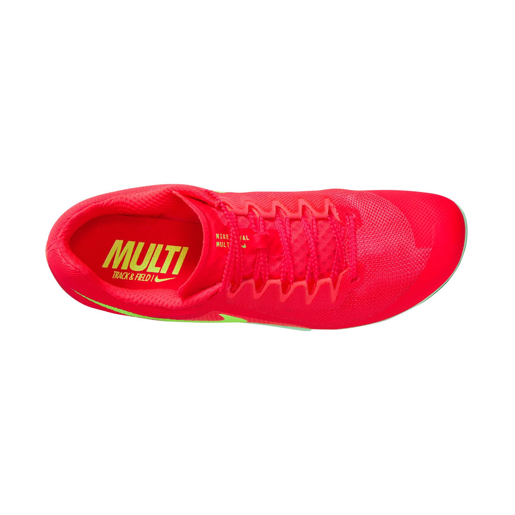 Nike Unisex Zoom Rival Multi-Event (600 - Bright Crimson/Washed Coral-Lime Blast)