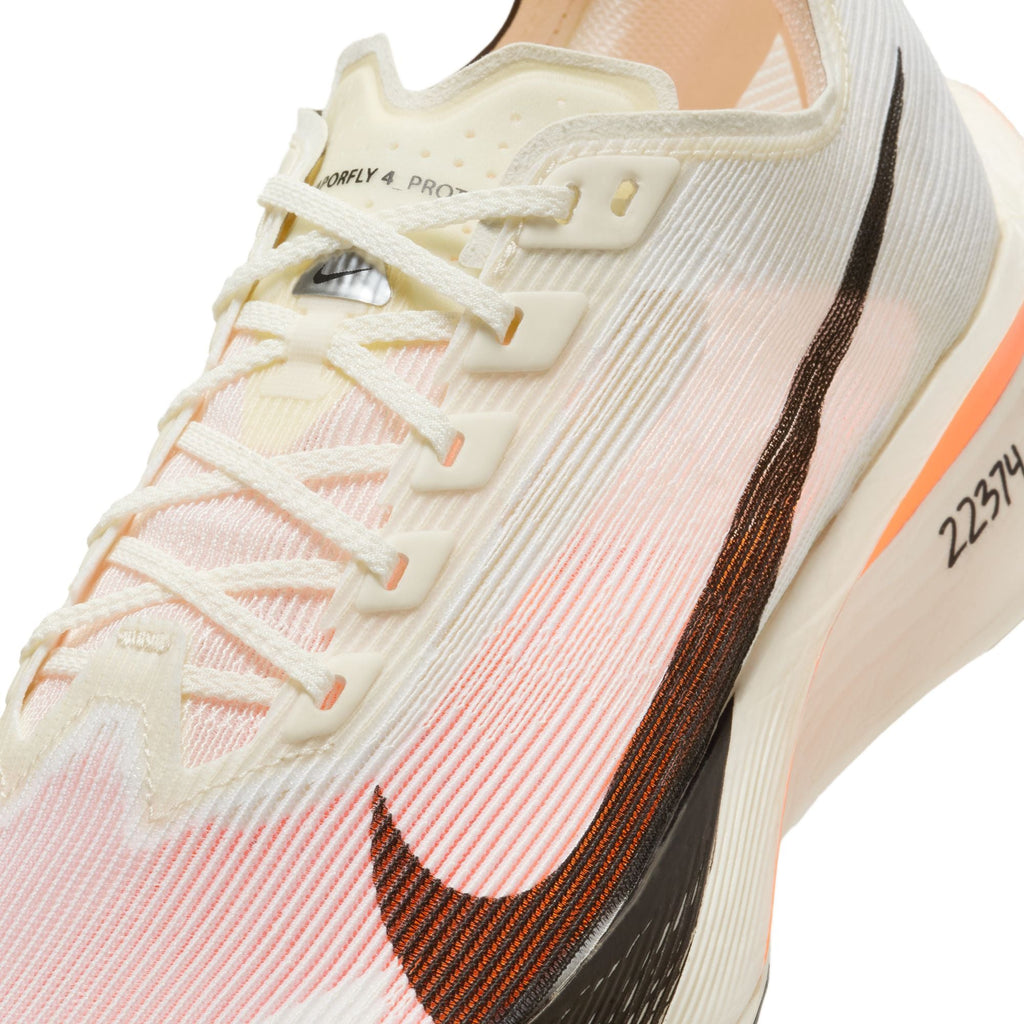 Nike Women’s Vaporfly 4 Proto (100 - Sail/Black-Total Orange-White)