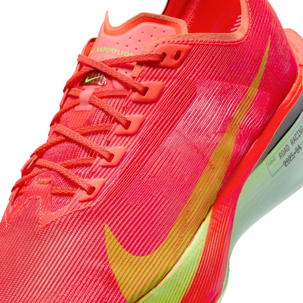 Nike Men’s Vaporfly 4 (600 - Bright Crimson/Lime Blast-Mint Foam)