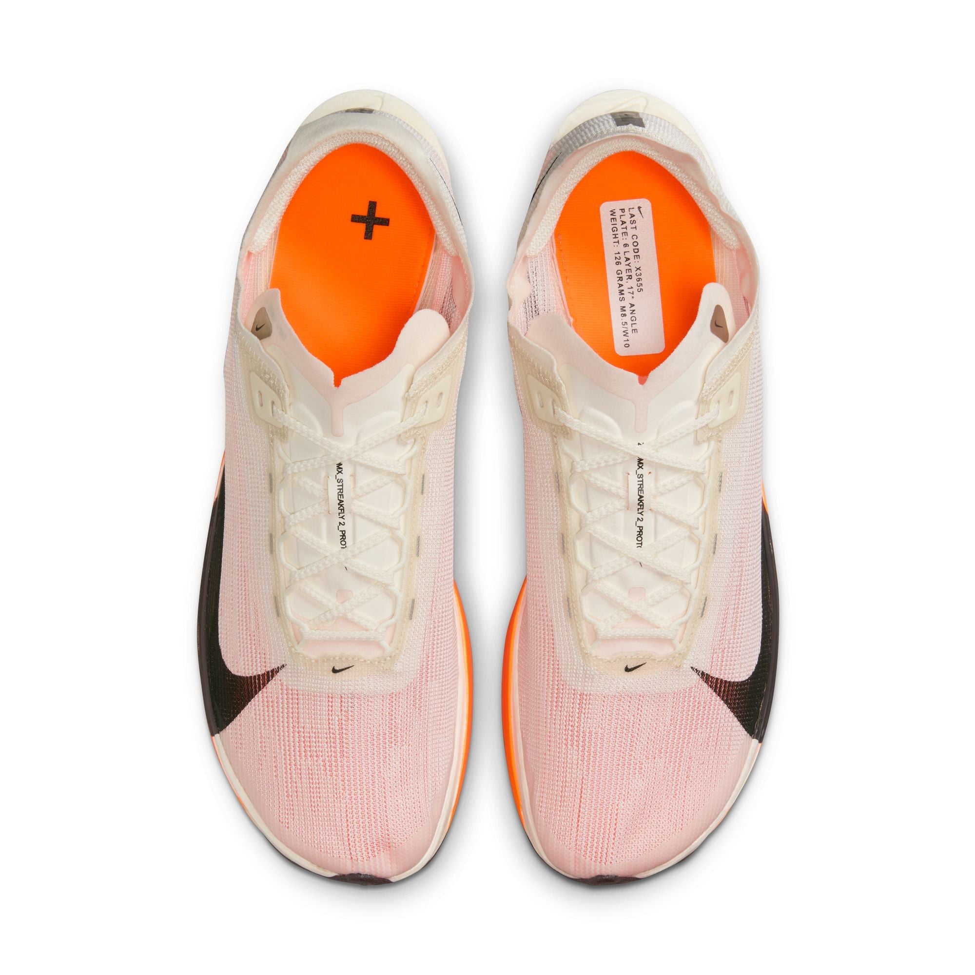 Nike Unisex Streakfly 2 Proto (100 - Sail/Black-Total Orange-White)