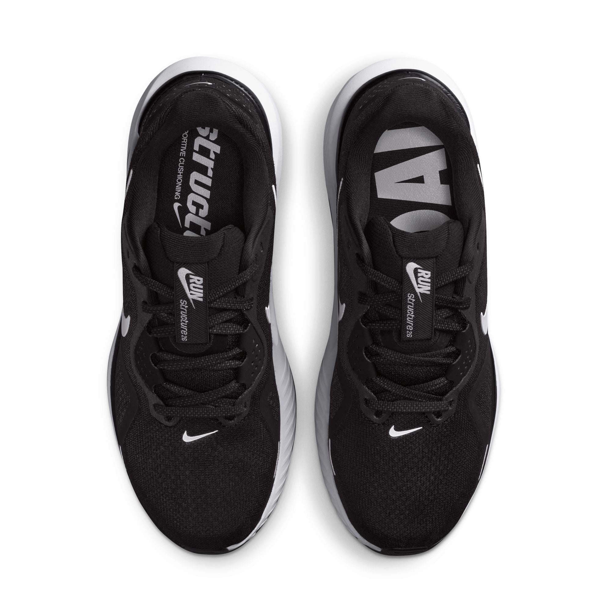 Nike Women’s Structure 26 (003 - Black/White-Cool Grey-Metallic Silver)
