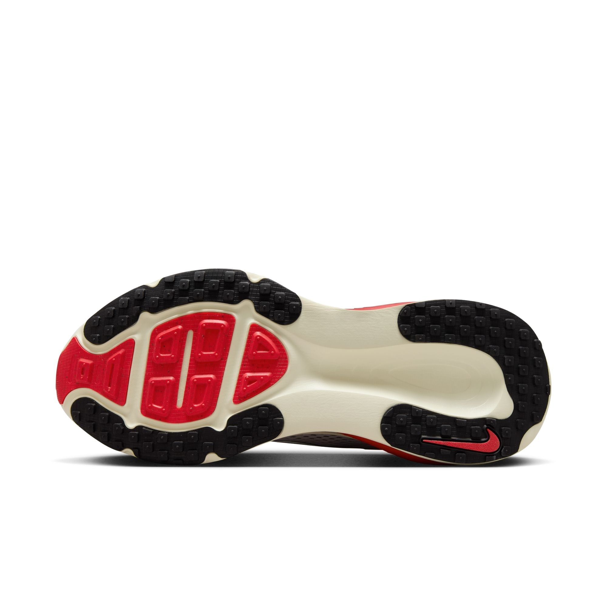 Nike Men’s Vomero 18 (001 - Platinum Tint/Metallic Pewter-Siren Red)