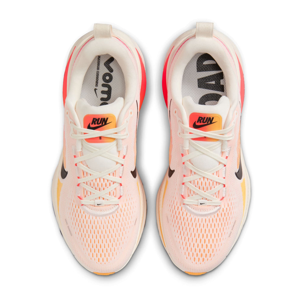 Nike Women's Vomero 18 (100 - Sail/Black-Bright Crimson-Laser Orange)