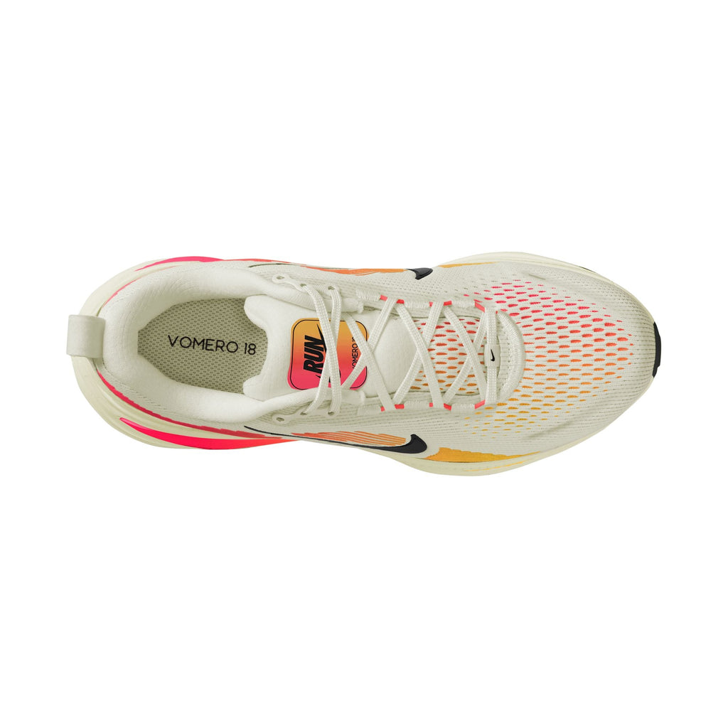 Nike Women's Vomero 18 (100 - Sail/Black-Bright Crimson-Laser Orange)