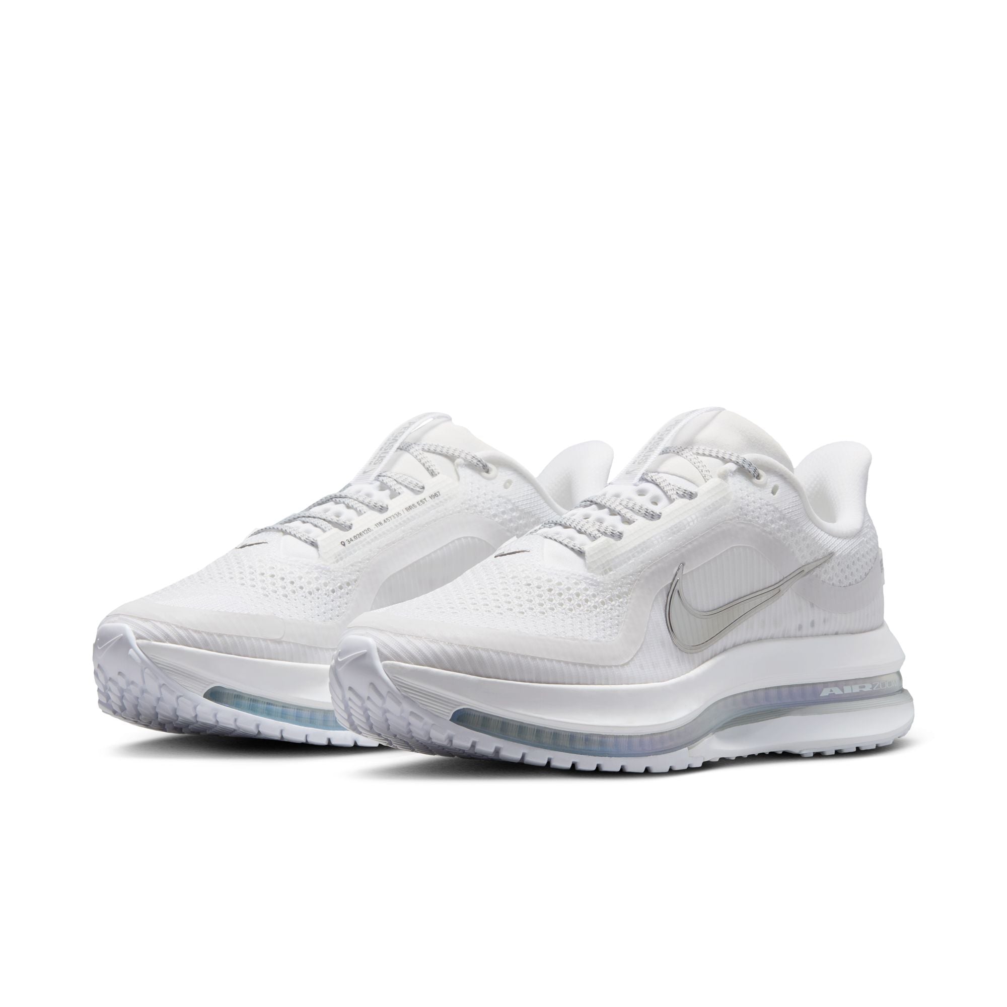 Nike Women's Pegasus Premium (102 - White/Metallic Silver-Metallic Silver)