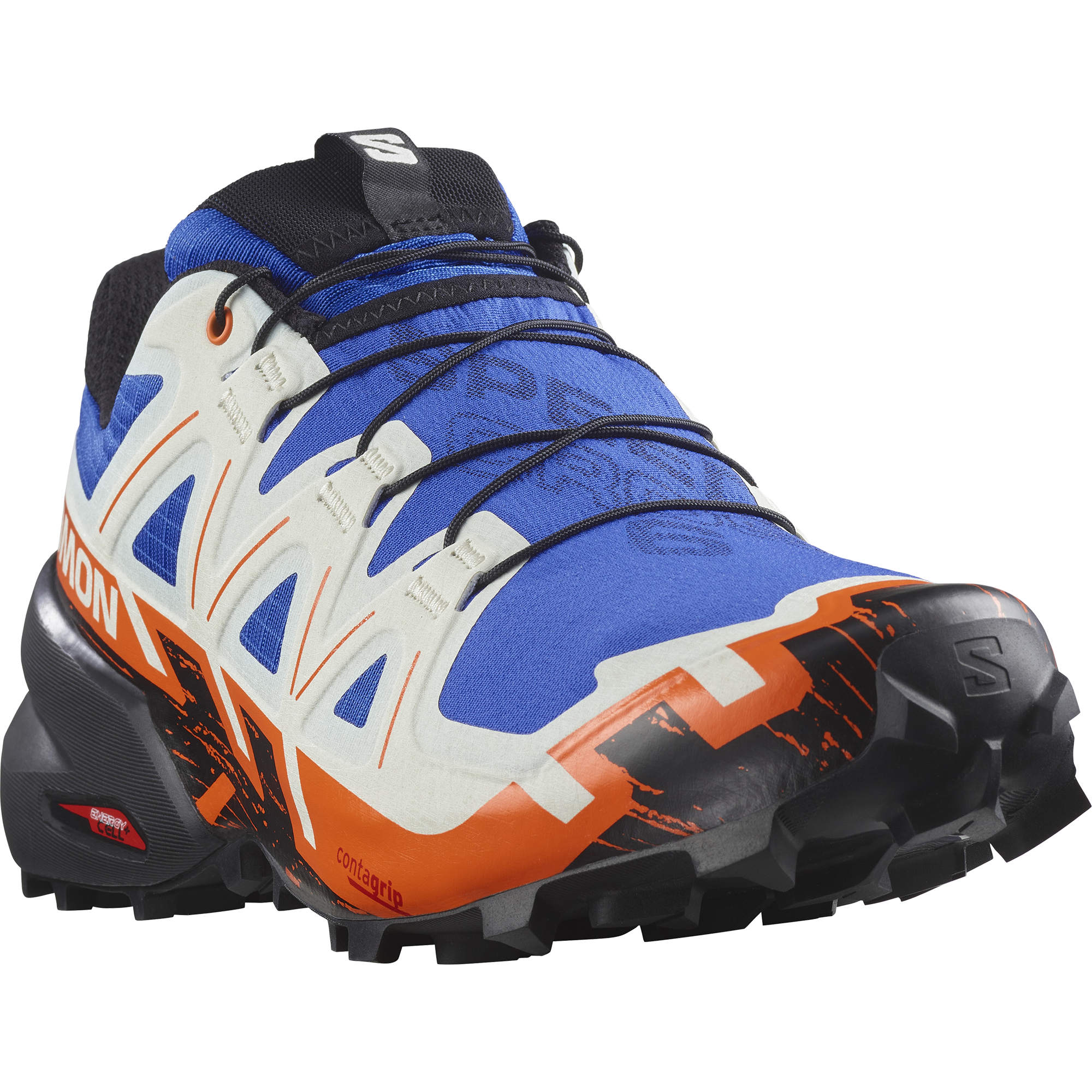 Salomon Men's Speedcross 6 (Lapis Blue/Black/Scarlet Ibis)