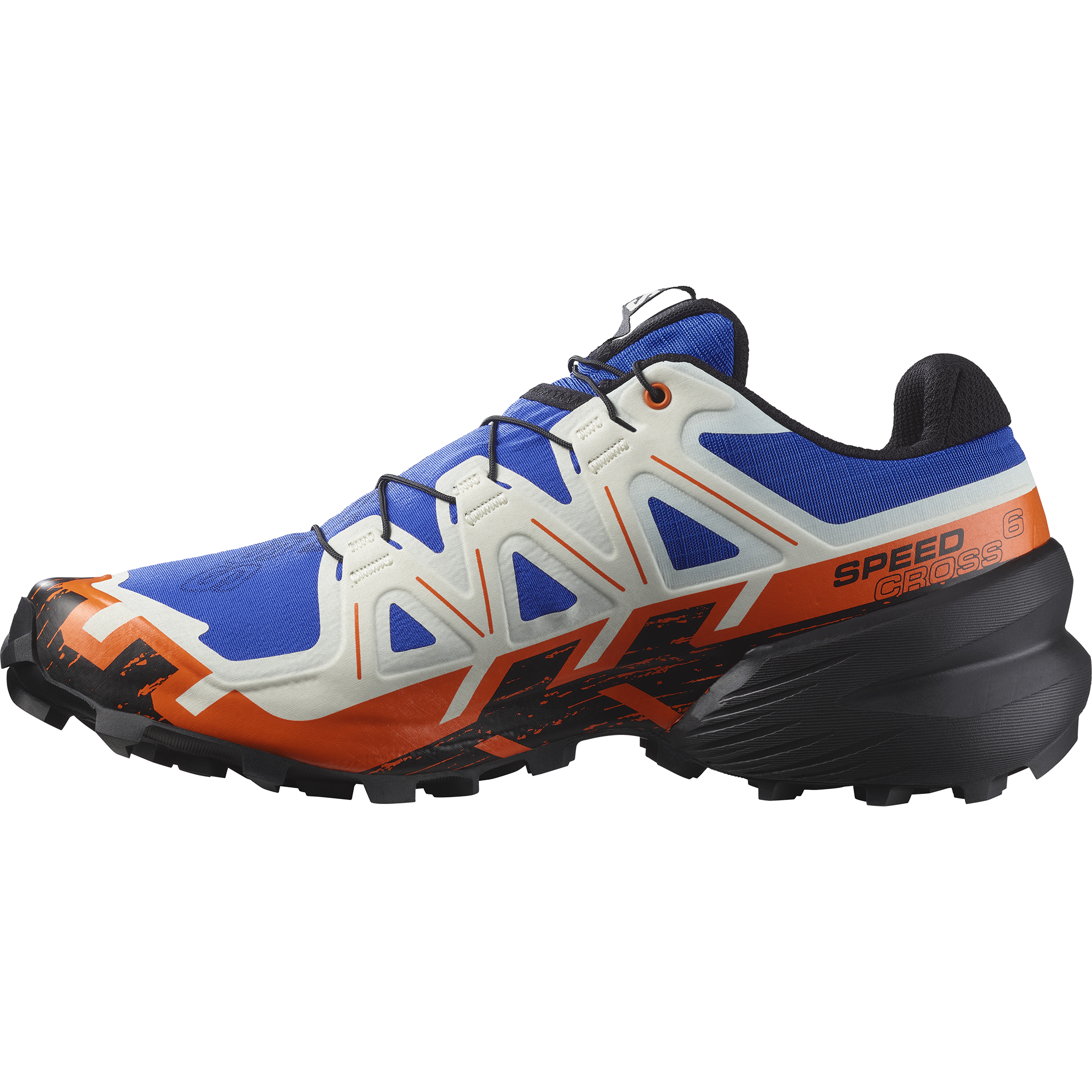 Salomon Men's Speedcross 6 (Lapis Blue/Black/Scarlet Ibis)