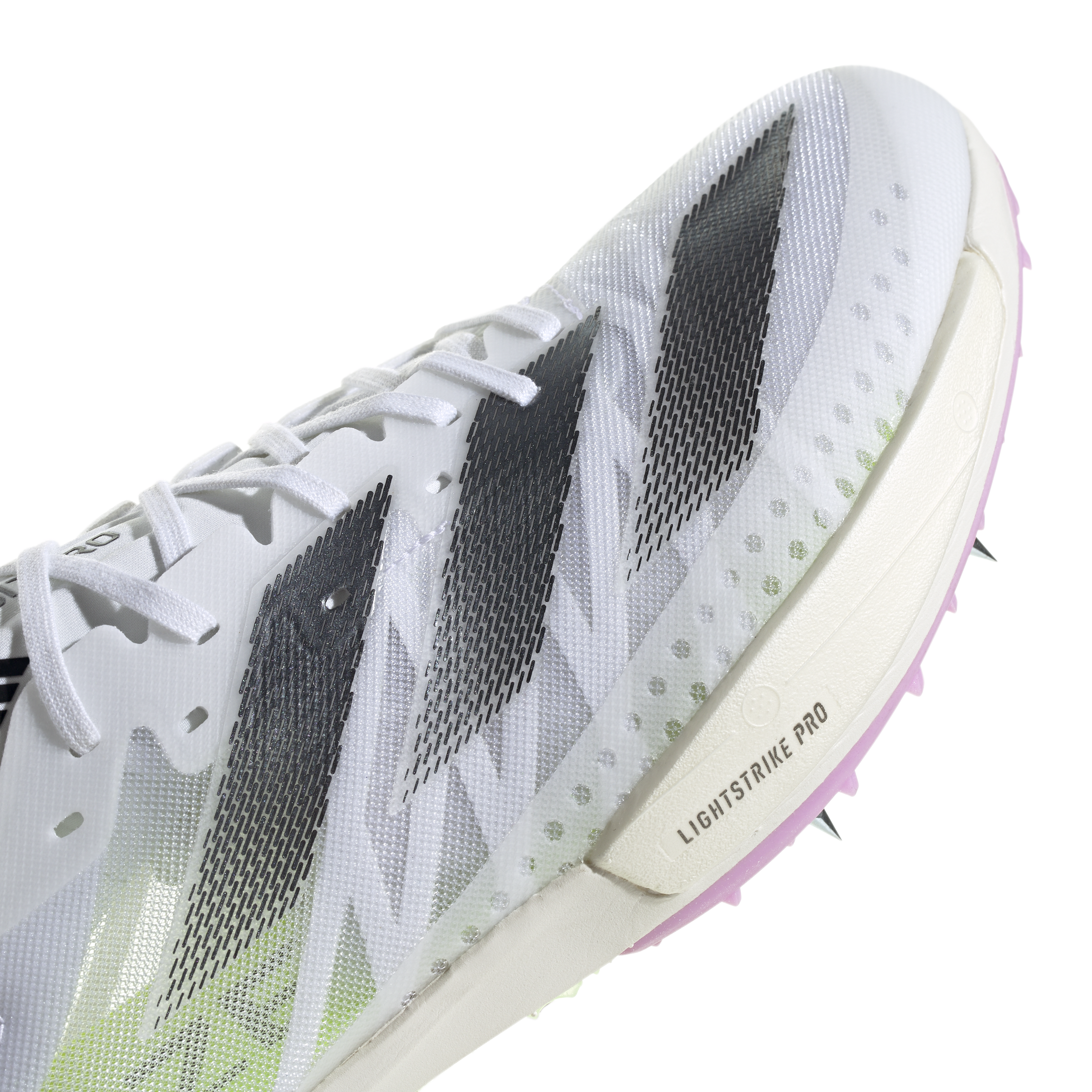 ADIDAS Unisex Adizero Ambition (Cloud White/Core Black/Green Spark)