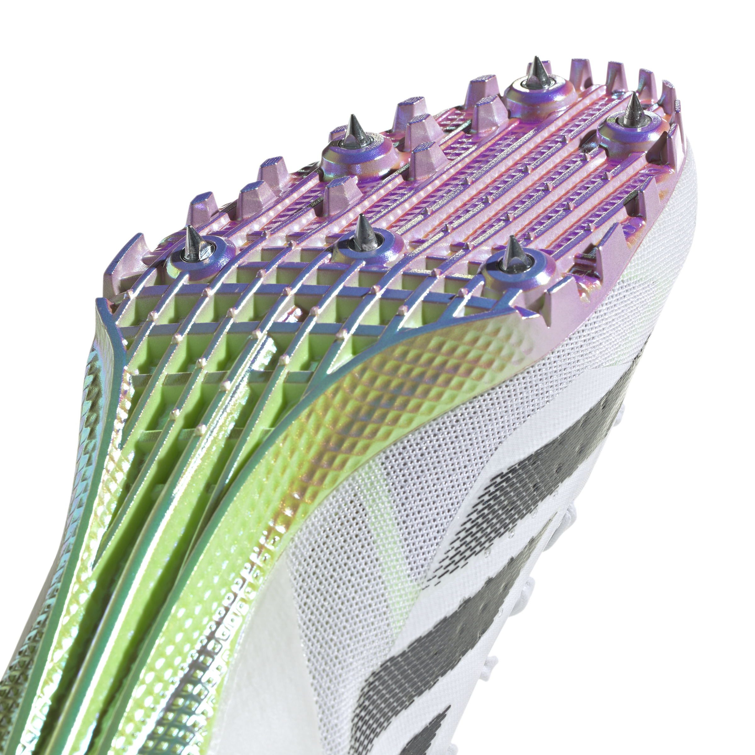 ADIDAS Unisex Adizero Finesse (Cloud White/Core Black/Green Spark)