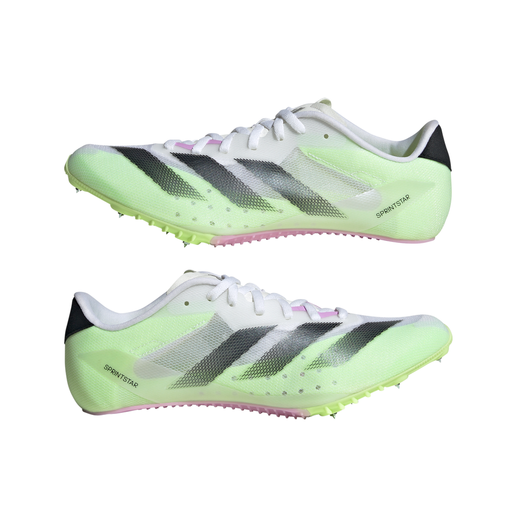 ADIDAS Unisex Sprintstar (Cloud White/Core Black/Green Spark)