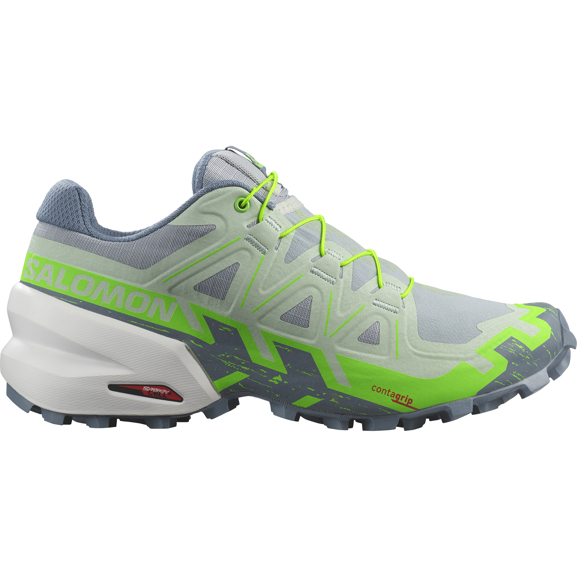 Salomon Women’s Speedcross 6 (Quarry/Green Gecko/Flint Stone)