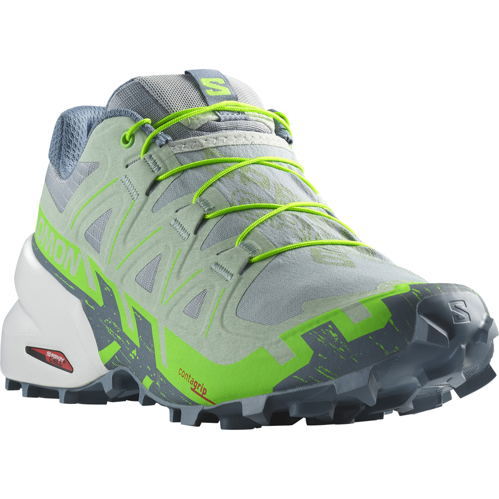 Salomon Women’s Speedcross 6 (Quarry/Green Gecko/Flint Stone)