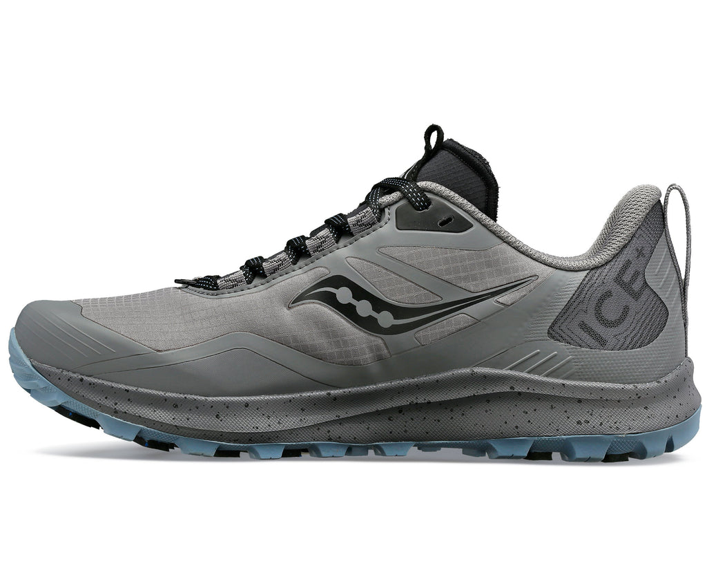 Saucony Women's Peregrine ICE+ 3 (30 - Gravel/Black)
