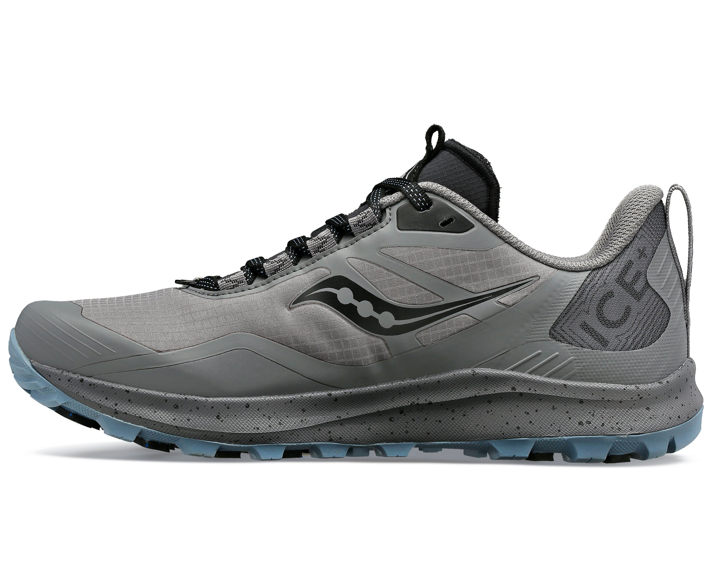 Saucony Women's Peregrine ICE+ 3 (30 - Gravel/Black)