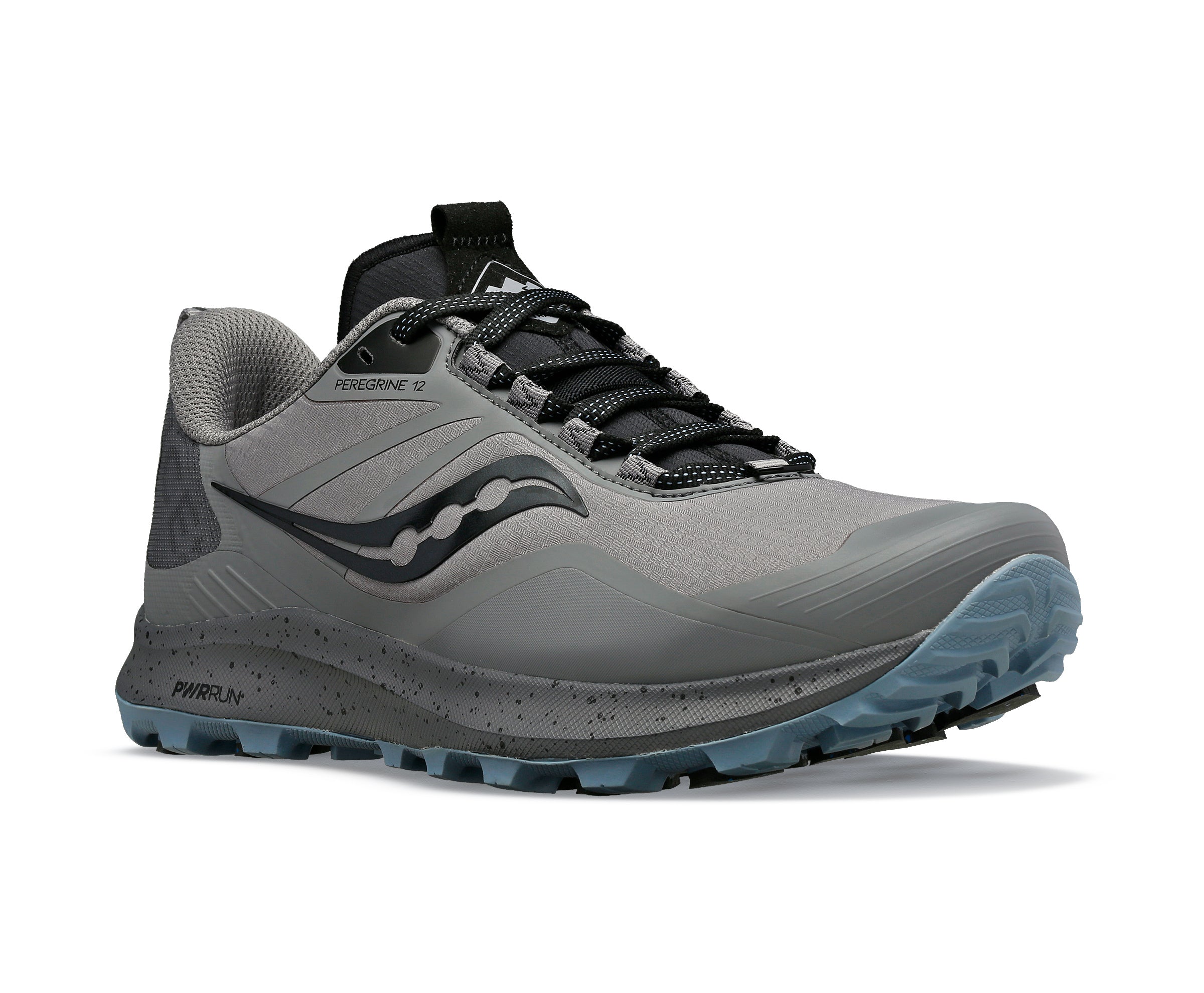 Saucony Women's Peregrine ICE+ 3 (30 - Gravel/Black)