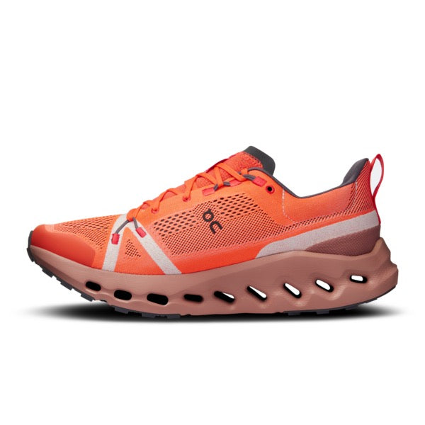 On Men's Cloudsurfer Trail (Flame/Dustrose)