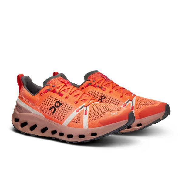 On Men's Cloudsurfer Trail (Flame/Dustrose)