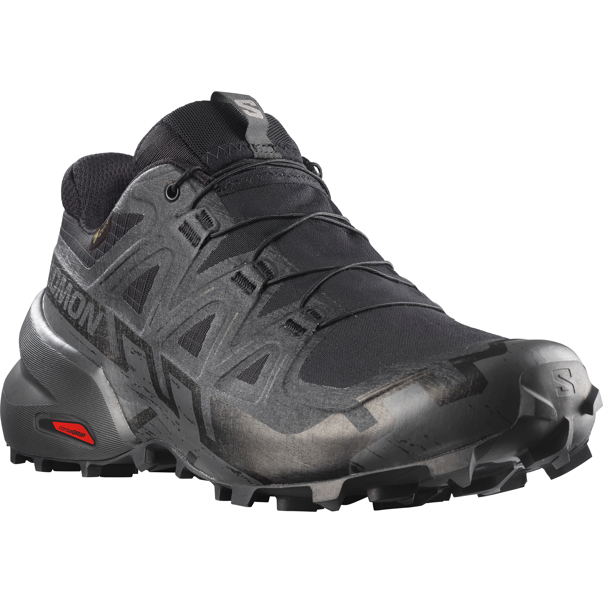 Salomon Men’s Speedcross 6 GTX (Black/Black/Phantom)