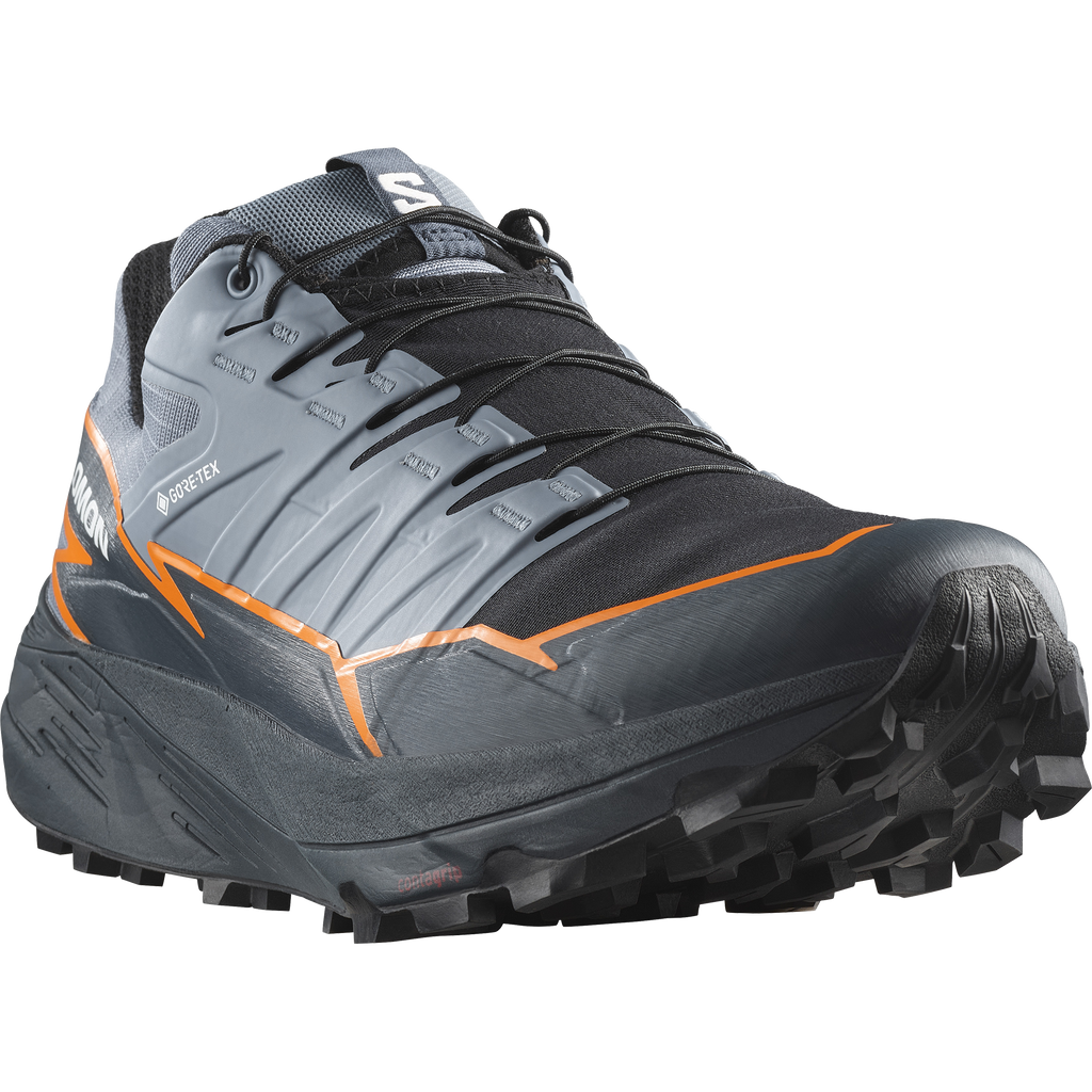 Salomon Men’s Thundercross GORE-TEX (Flint Stone/Carbon/Orange Pepper)