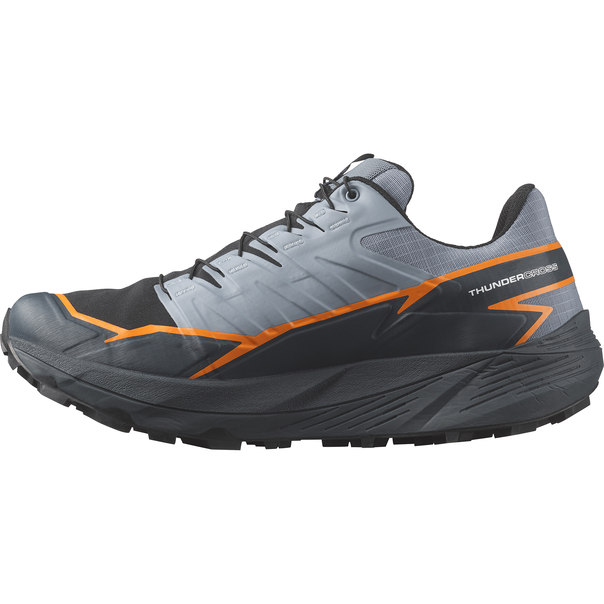 Salomon Men’s Thundercross GORE-TEX (Flint Stone/Carbon/Orange Pepper)