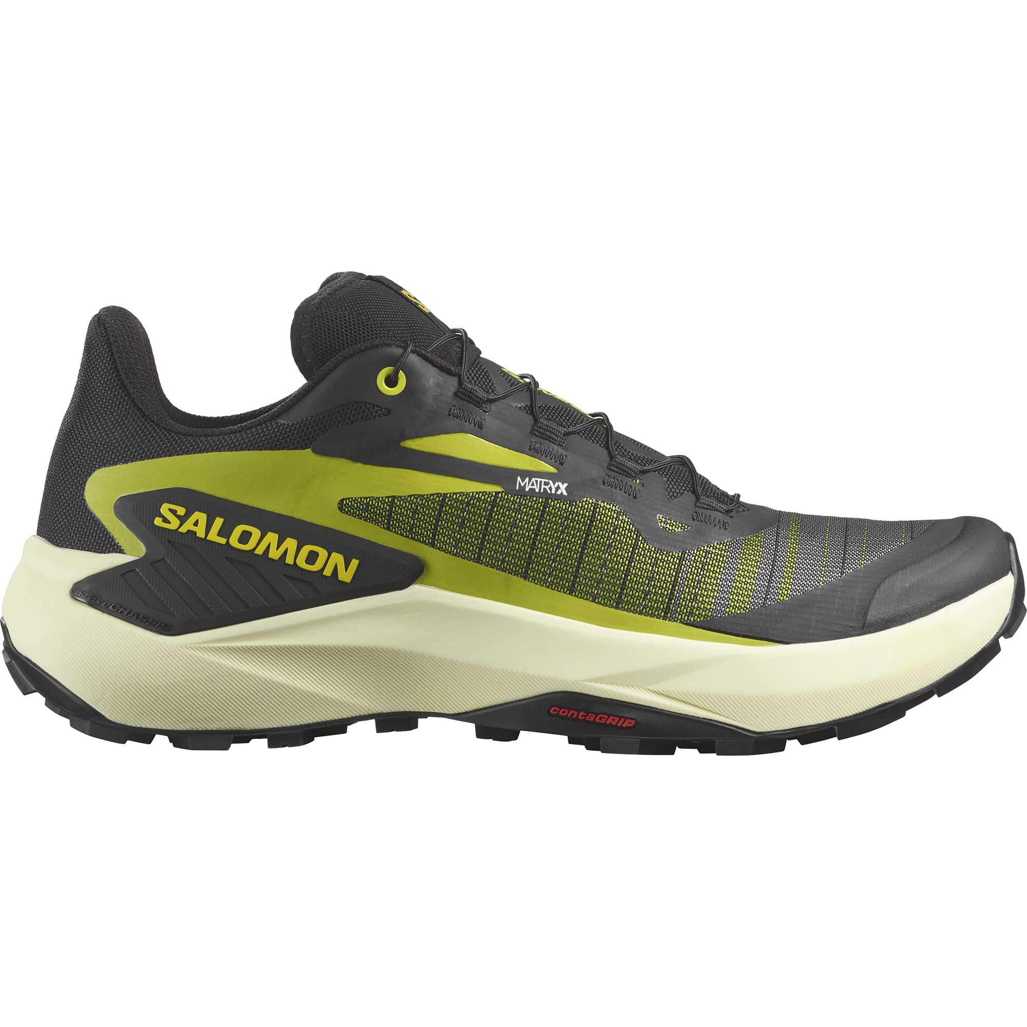 Salomon Men's Genesis (Black/Sulphur Spring/Transparent Yellow)