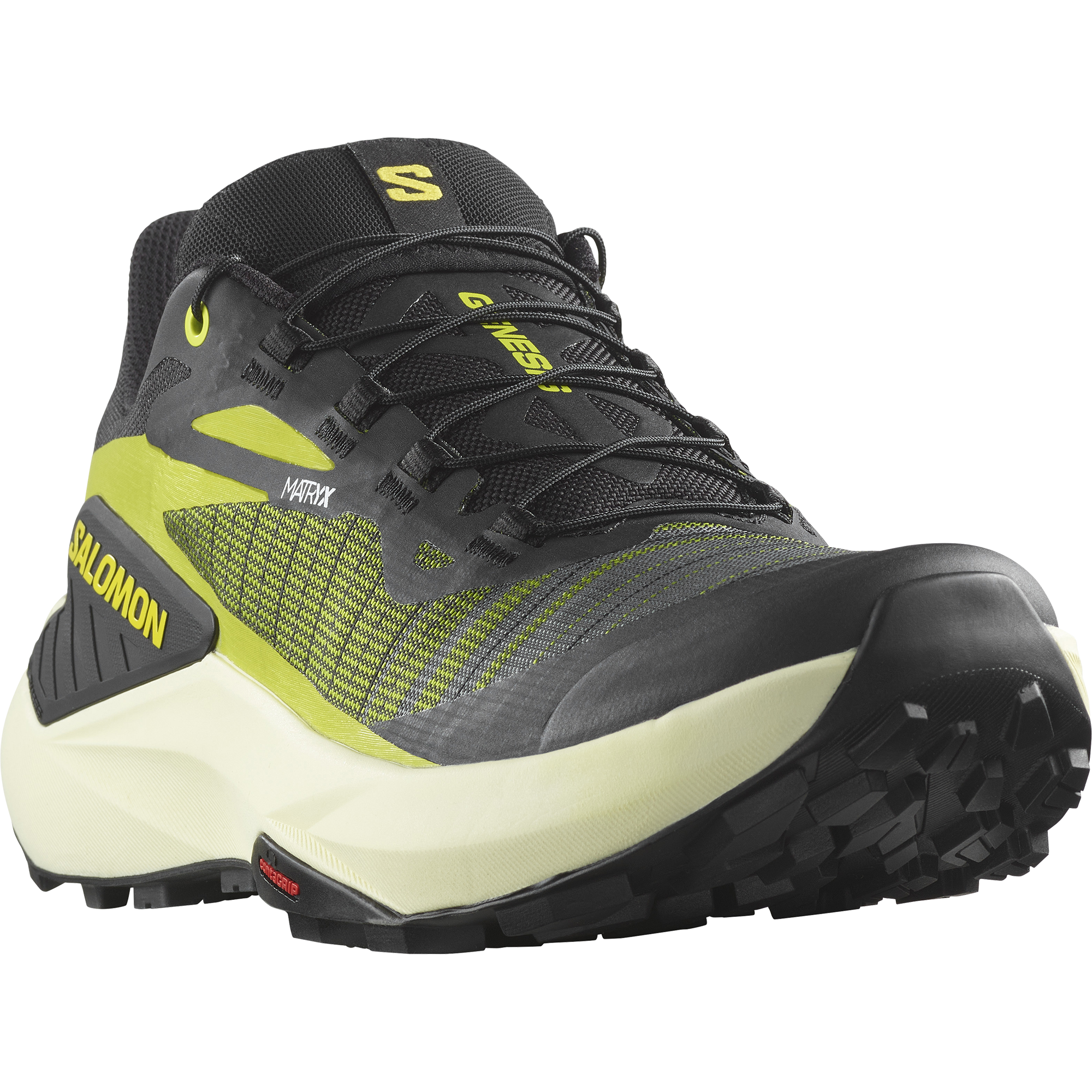 Salomon Men's Genesis (Black/Sulphur Spring/Transparent Yellow)