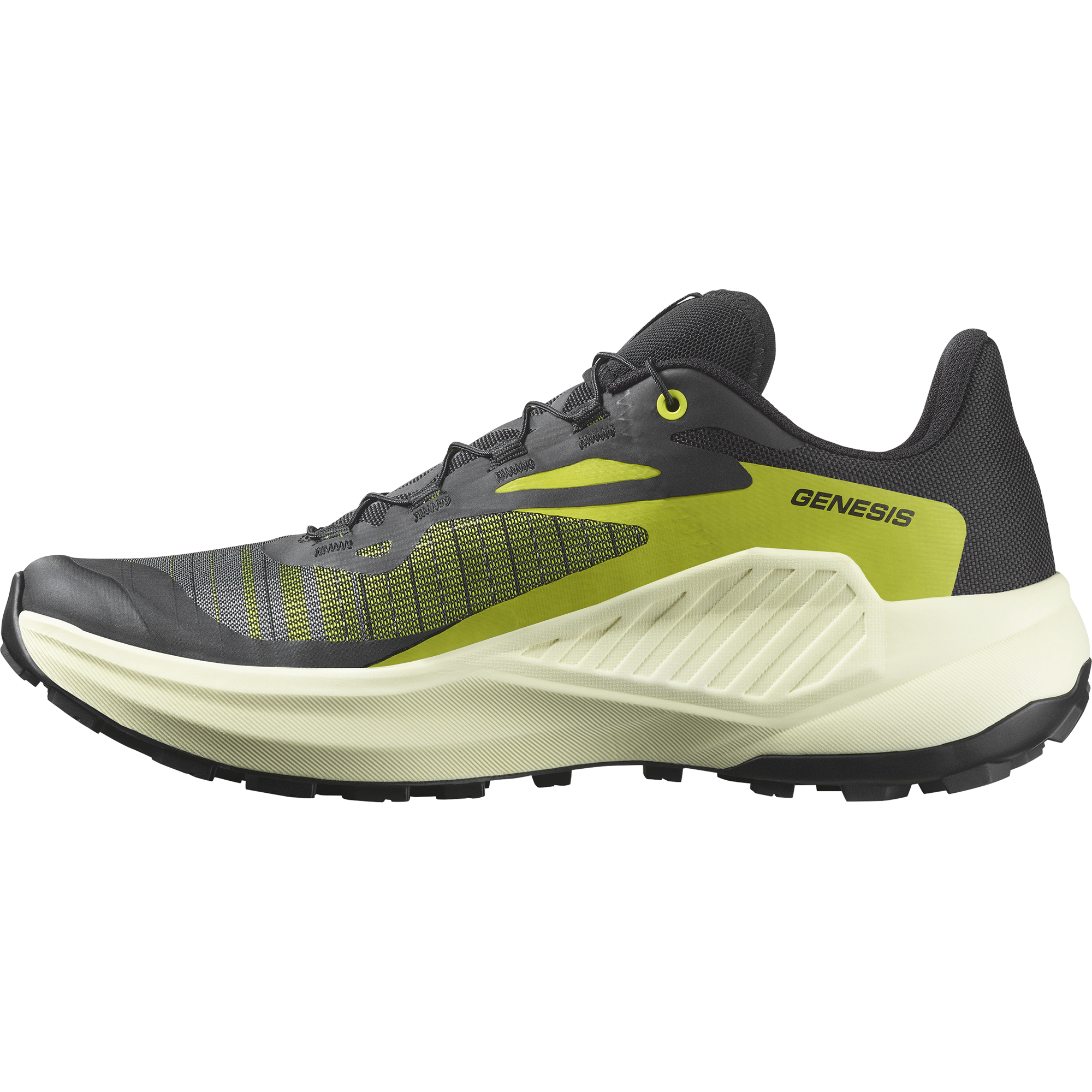 Salomon Men's Genesis (Black/Sulphur Spring/Transparent Yellow)