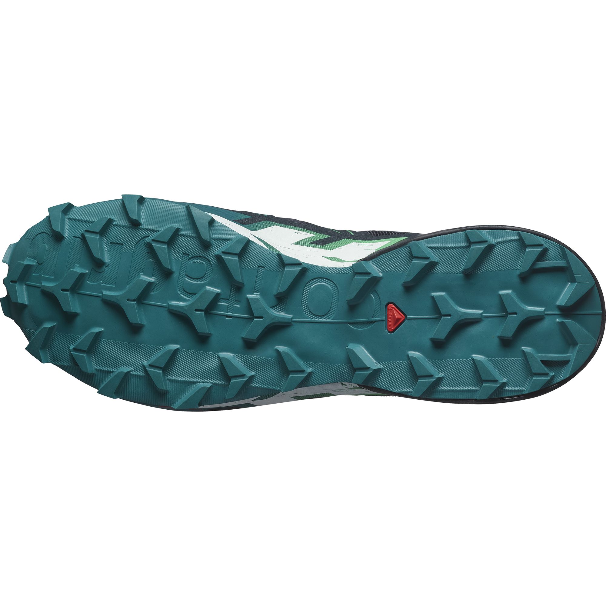 Salomon Men's Speedcross 6 (Carbon/Tahitian Tide/White)