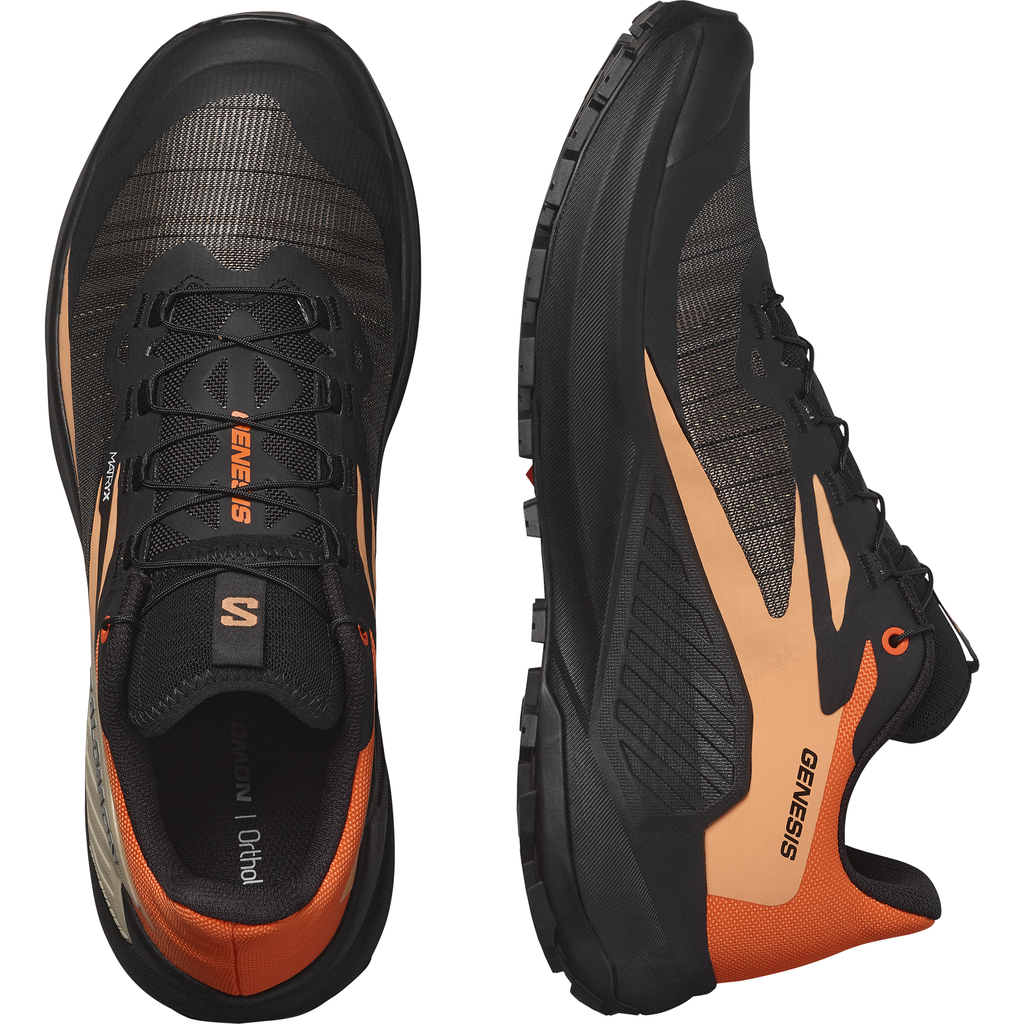 Salomon Men's Genesis (Dragonfire/Black/Cement)