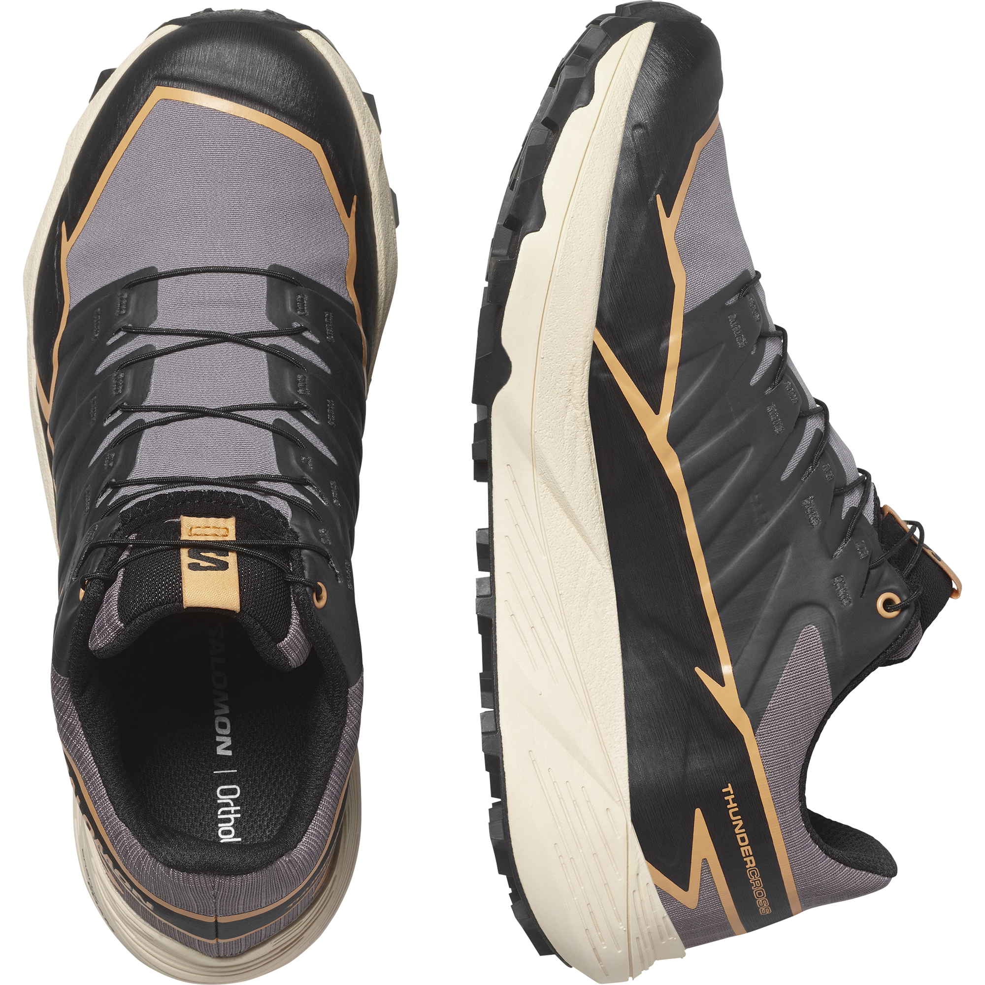 Salomon Women’s Thundercross GORE-TEX (Shark/Black/Papaya)