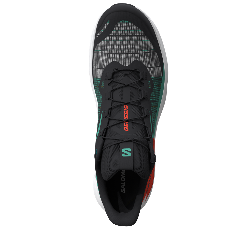 Salomon Men's Genesis (Black/Electric Green/Cherry Tomato)