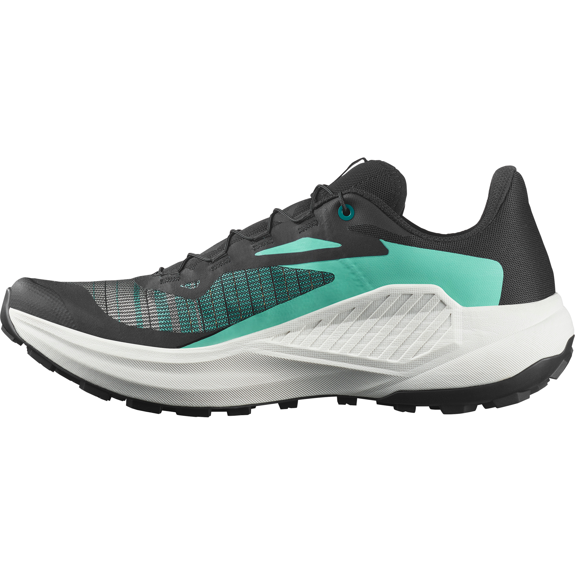 Salomon Men's Genesis (Black/Electric Green/Cherry Tomato)
