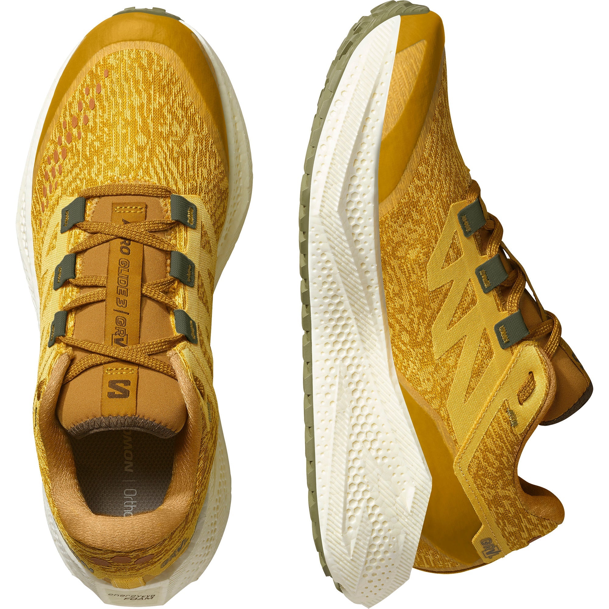 Salomon Men's Aero Glide 3 GRVL (Spicy Mustard/Vanilla Ice/Deep Lichen Green)