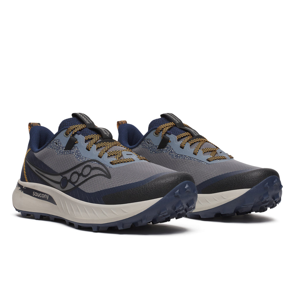 Saucony Men's Peregrine 15 (162 - Cinder/Navy)