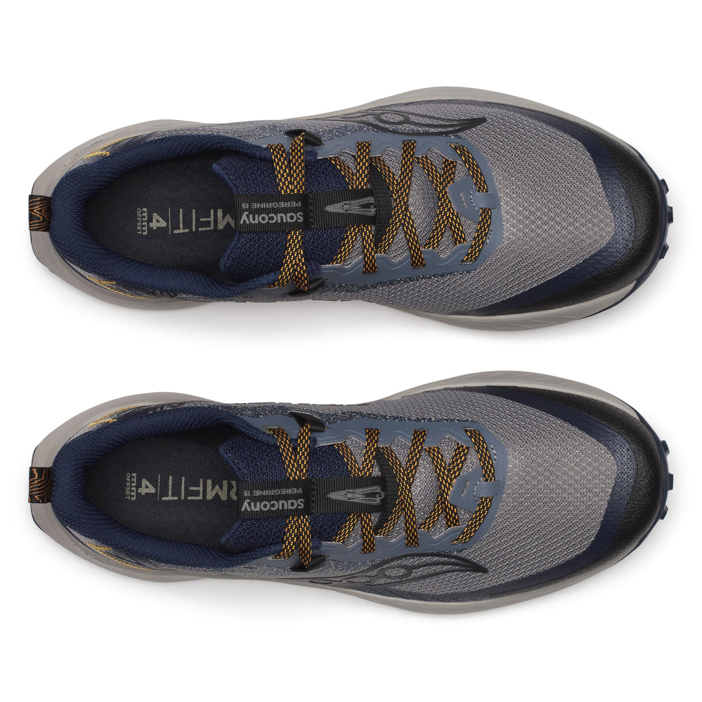 Saucony Men's Peregrine 15 (162 - Cinder/Navy)