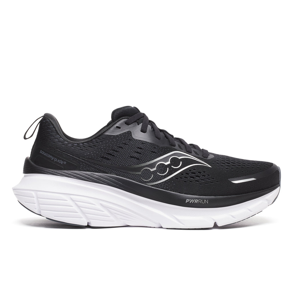 Saucony Men's Guide 18 WIDE (100 - Black/White)