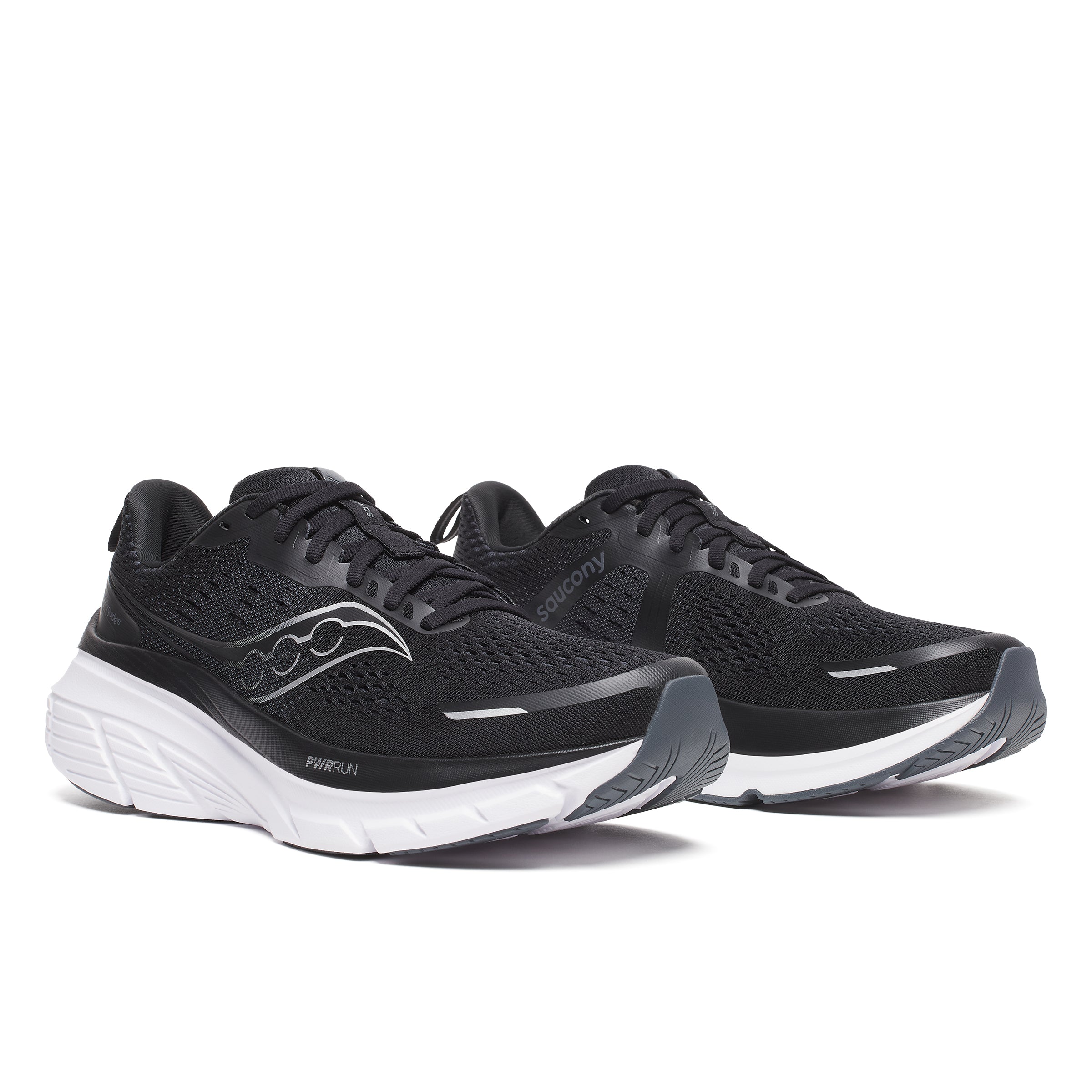 Saucony Men's Guide 18 WIDE (100 - Black/White)