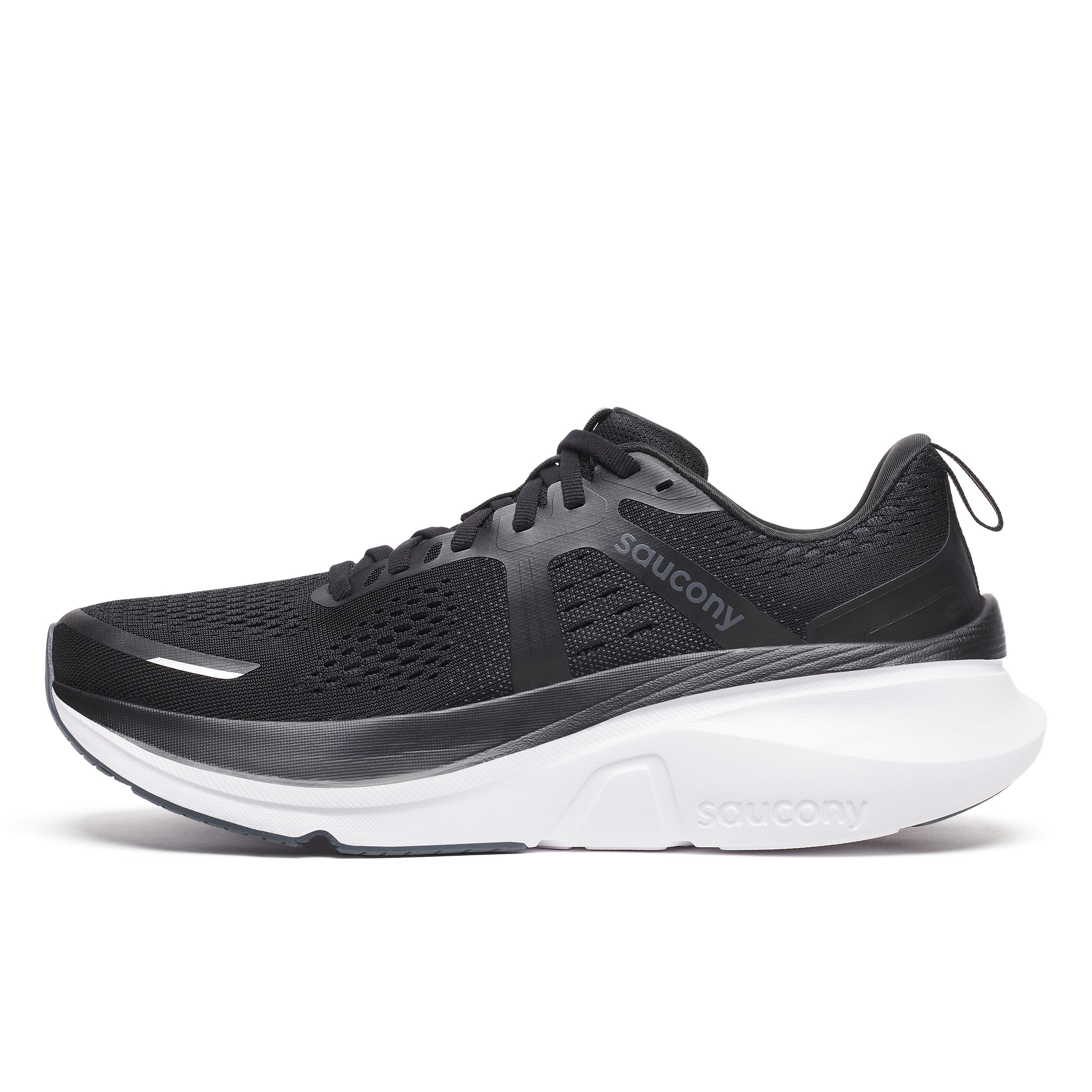 Saucony Men's Guide 18 WIDE (100 - Black/White)