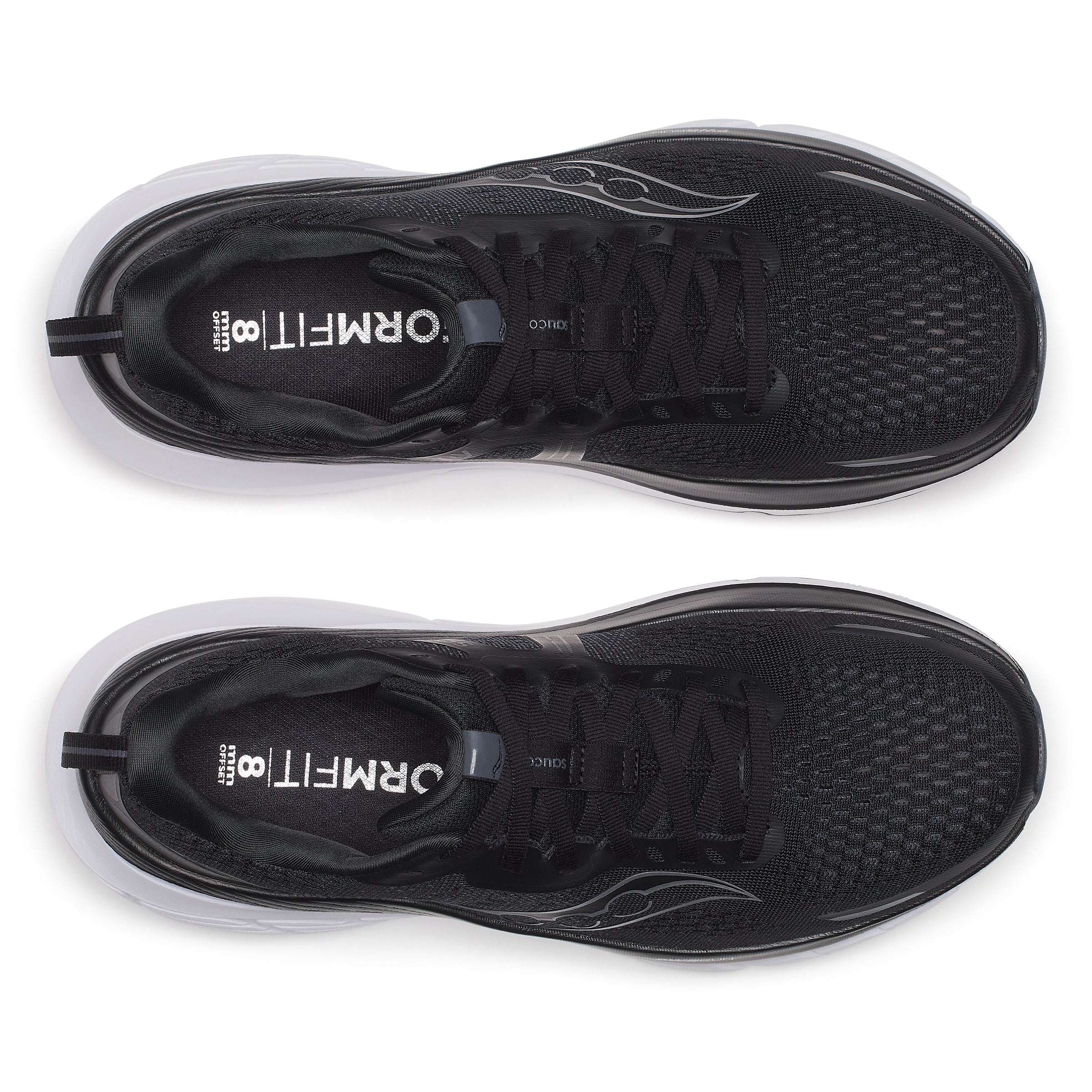 Saucony Men's Guide 18 WIDE (100 - Black/White)