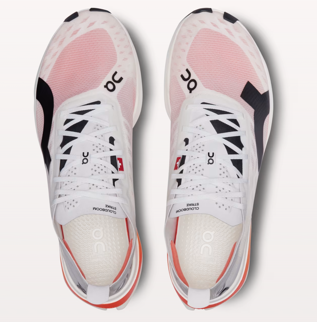 On Men's Cloudboom Strike (White/Black)