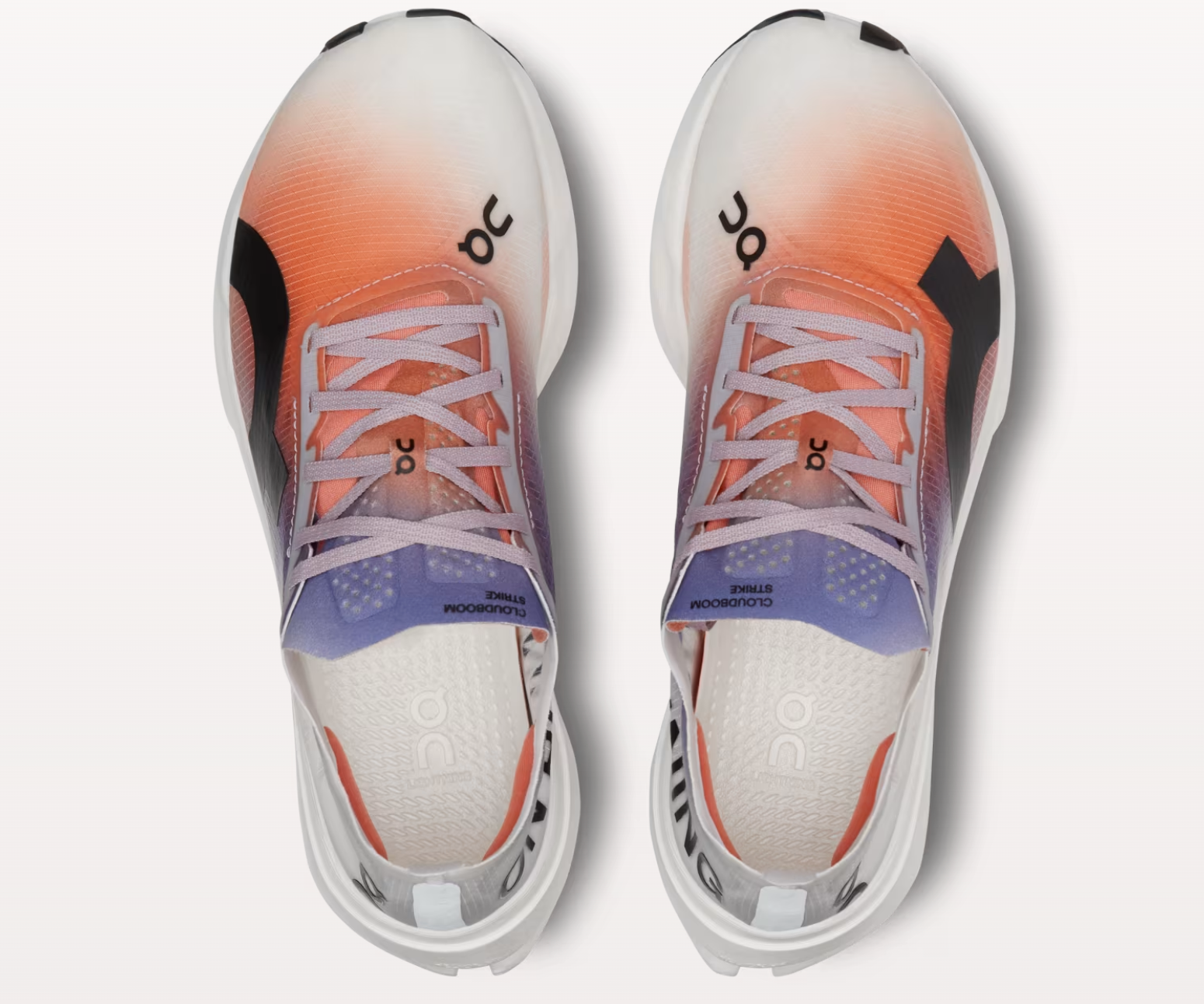 On Women's Cloudboom Strike (White/Flame)