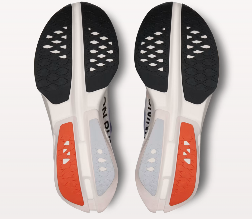 On Women's Cloudboom Strike (White/Flame)