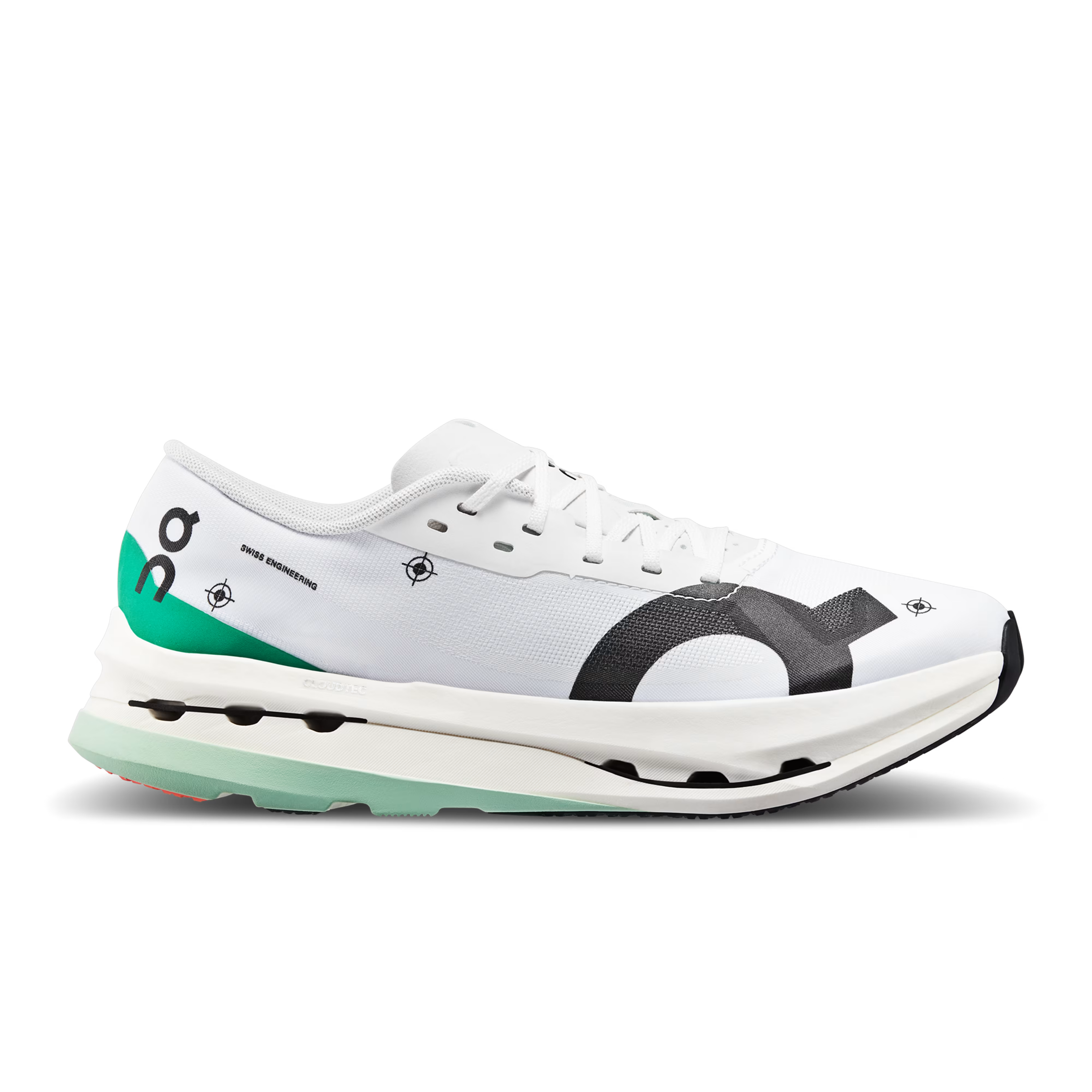 On Men's Cloudboom Echo 3 (Undyed-White/Mint)